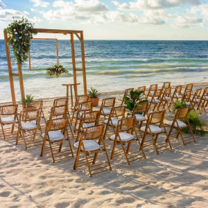 Beach Wedding Ceremony Setup