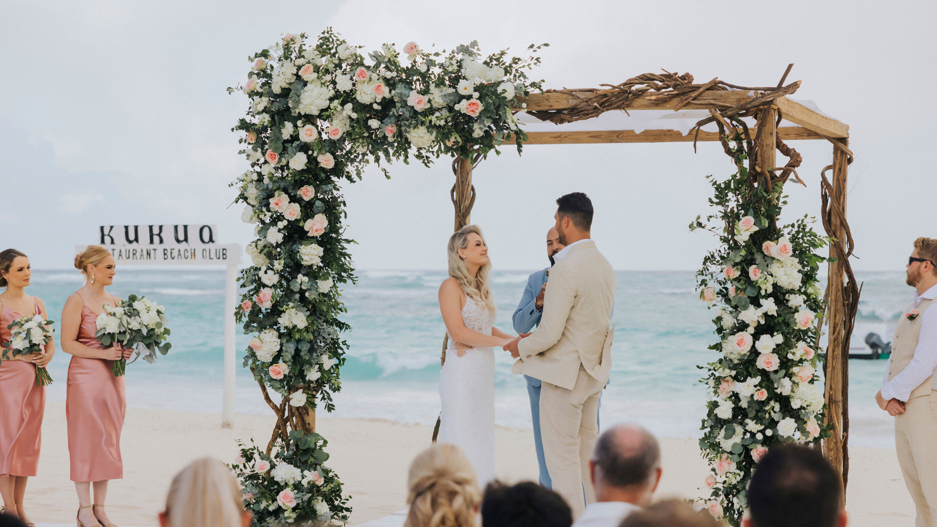 Kukua Beach Club Wedding Ceremony
